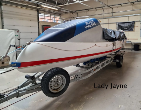 Lady Jayne boat with label
